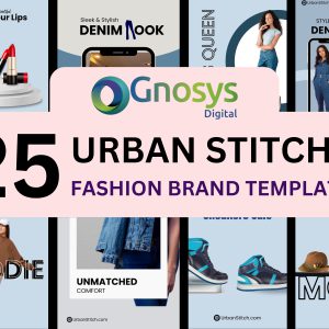 Urban Stitch fashion templates | instagram post | instagram story | social media instagram post | canva editable post
