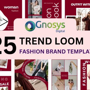 Trend loom fashion templates | instagram post | instagram story | social media instagram post | canva editable post