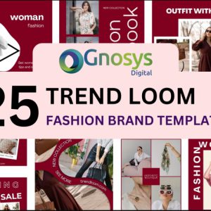 Trend loom fashion templates | instagram post | instagram story | social media instagram post | canva editable post