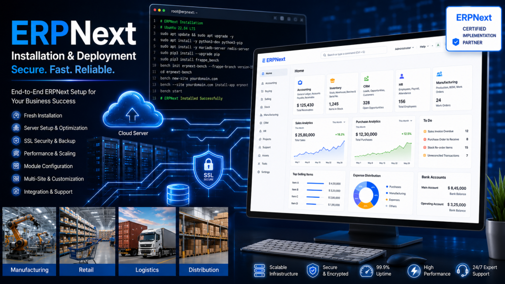 ERPNext Installation & Setup Service - Gnosysdigital