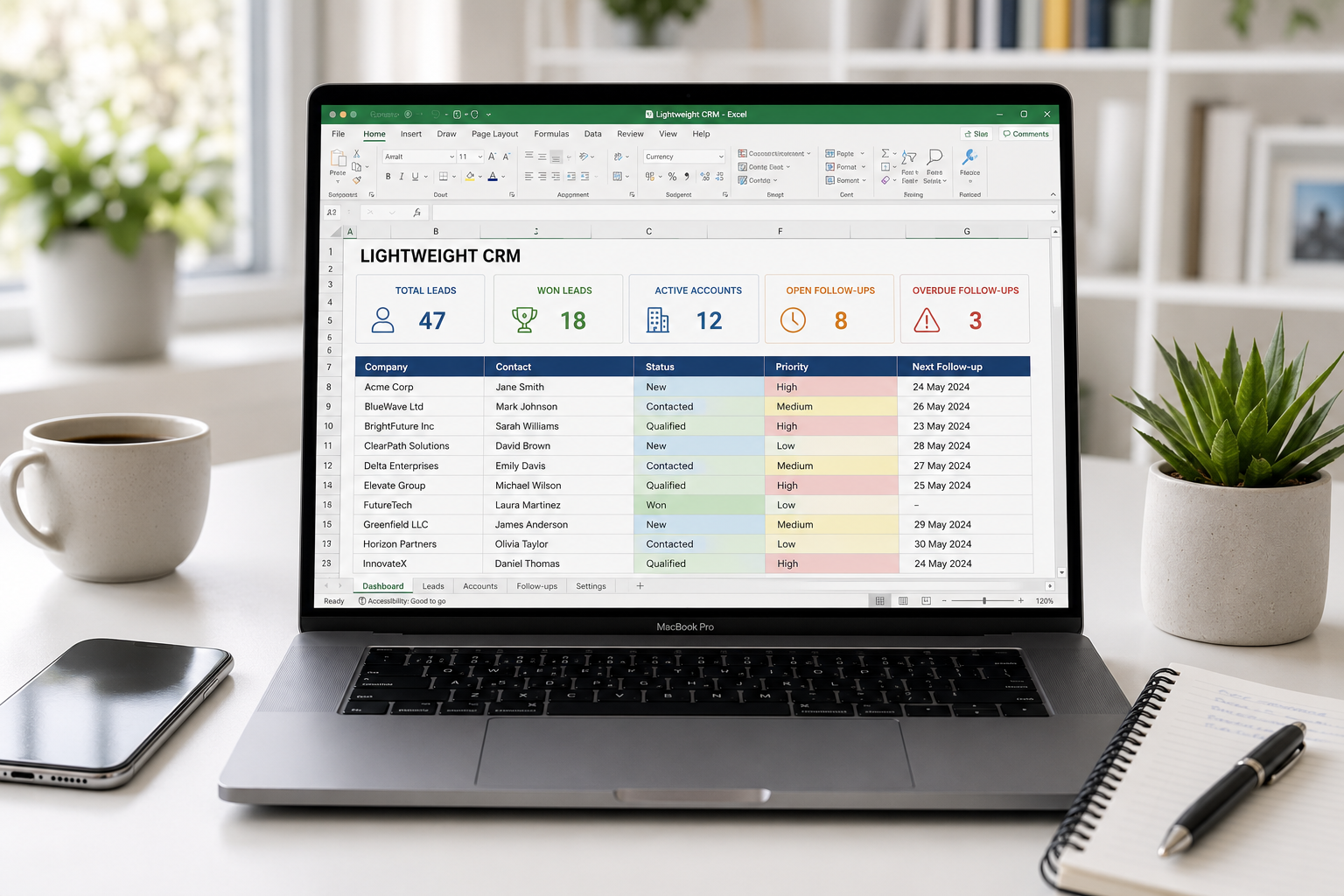 Lightweight CRM for Freelancers & Small Agencies