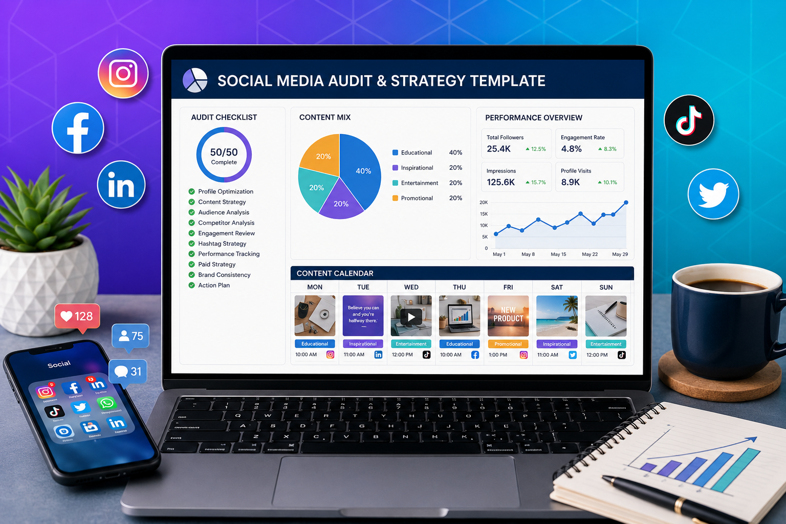 Social Media Audit & Strategy Template