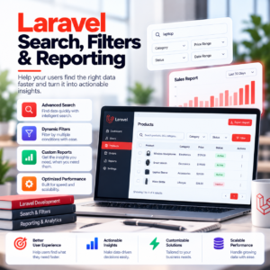 Laravel Search, Filters & Reporting