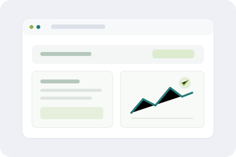 Custom business application interface illustration